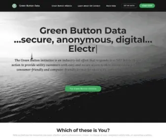 Greenbuttondata.org(The Green Button initiative) Screenshot