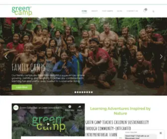 Greencampbali.com(Green Camp Bali teaches children sustainability through community) Screenshot