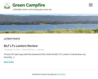 Greencampfire.com(A flashlight) Screenshot
