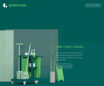 Greencapcleaning.com(GreenCap) Screenshot