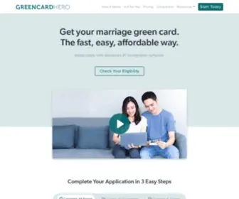 Greencardhero.com(GreenCardHero) Screenshot