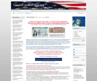 Greencardservice.org(US Diversity Immigrant Visa) Screenshot