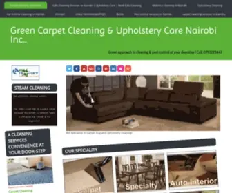 Greencarpetcleaning.co.ke(Carpet Cleaners in Nairobi Carpet cleaning in Nairobi) Screenshot