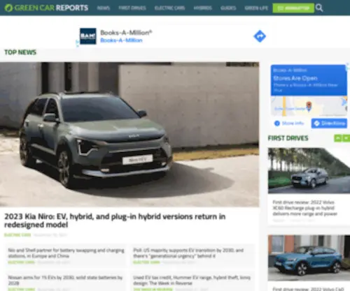 Greencarreports.com(Green Car Reports) Screenshot