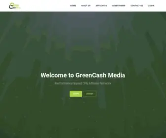Greencashmedia.com(CPA Affiliate Network) Screenshot