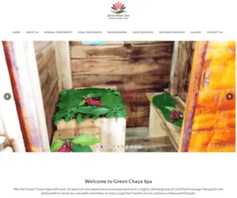 Greenchayaspa.com(Unlimited luxury for mind) Screenshot