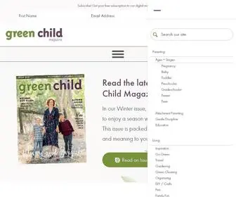 Greenchildmagazine.com(Green child magazine) Screenshot