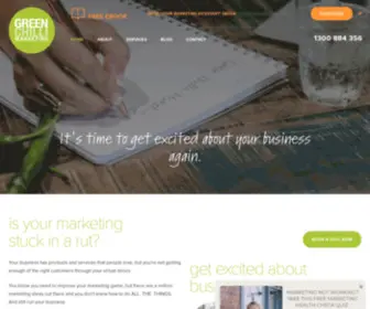 Greenchillimarketing.com.au(Professional marketing services) Screenshot