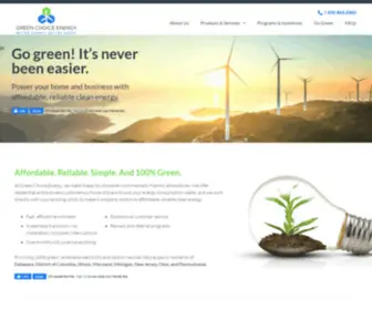 Greenchoiceenergy.com(Green Choice Energy) Screenshot