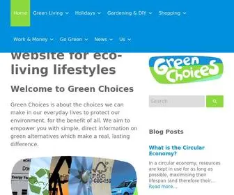 Greenchoices.org(Green Choices) Screenshot