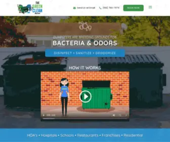 Greencleanmachineny.com(Dumpster Cleaning & Sanitizing Long Island) Screenshot