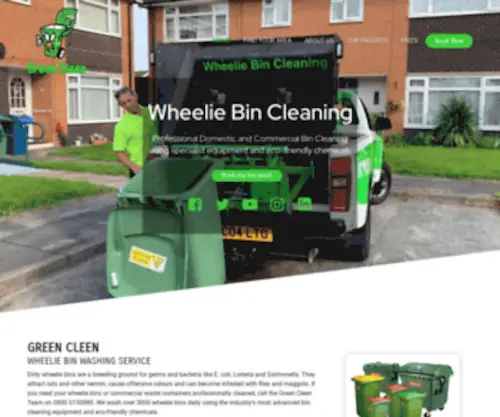 Greencleen.co.uk(Green Cleen) Screenshot