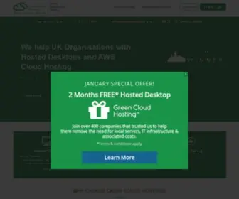 Greencloudhosting.co.uk(Hosted Desktop and AWS Cloud Hosting Experts) Screenshot