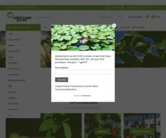 Greencloudsolutions.co.za(GreenCloudSolutions Online Nursery) Screenshot