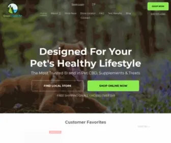 Greencoastpet.com(Broad-Spectrum Hemp For Pets) Screenshot