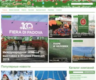 Greencom.ru(информационное бизнес пространство) Screenshot