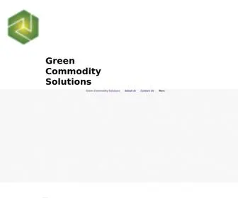 Greencommoditysolutions.net(Recycling Services Green Commodity Solutions) Screenshot