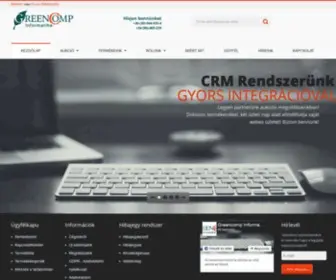 Greencomp.hu(Greencomp Informatika) Screenshot