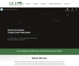 Greenconstruction.biz(Relentless Passion to Build Everything Great) Screenshot