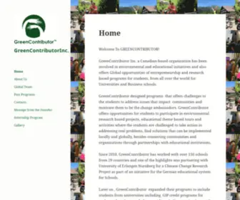 Greencontributor.com(GreenContributorInc) Screenshot