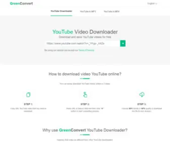 Greenconvert.net(Youtube Video Downloader) Screenshot