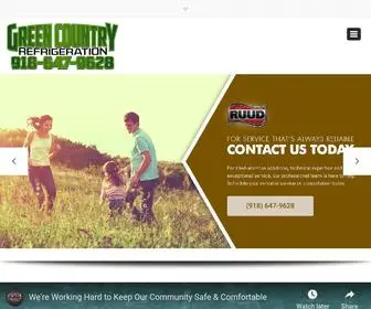 Greencountryrefrigeration.com(Green Country Refrigeration) Screenshot