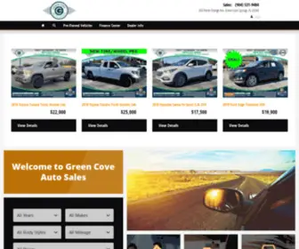 Greencoveautosales.com(Green Cove Auto Sales) Screenshot