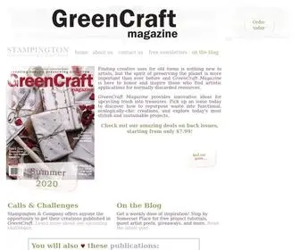 Greencraftmagazine.com(Environmentally Friendly Crafts) Screenshot