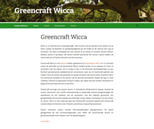 Greencraftwicca.org(Greencraft Wicca) Screenshot