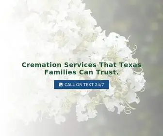 Greencremationtexas.com(Top-Rated Funeral Home In Texas) Screenshot
