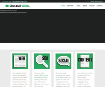 Greencupdesign.com(Dit domein kan te koop zijn) Screenshot