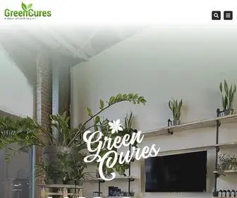 Greencurescorp.com(Made with only the "Hippest Hemp on the Planet") Screenshot