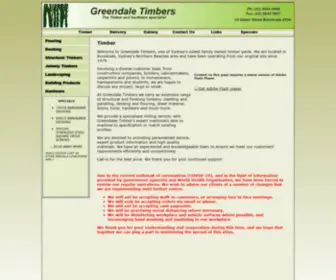 Greendaletimbers.com.au(Timber Sydney) Screenshot