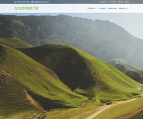 Greendelta.com(Sustainability Consulting) Screenshot