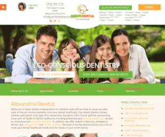 Greendentalalexandria.com(Alexandria Dentist) Screenshot