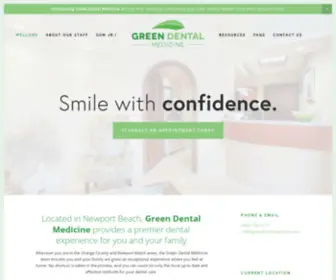 Greendentalmedicine.com(Green Dental Medicine) Screenshot