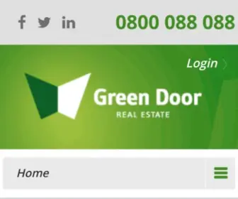 Greendoor.co.nz(Green door real estate) Screenshot