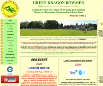 Greendragonbowmen.org.uk(Greendragonbowmen) Screenshot