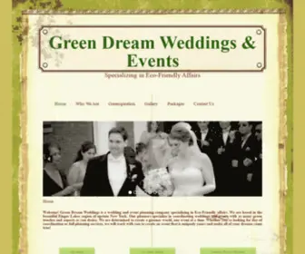 Greendreamweddings.com(Greendreamweddings) Screenshot