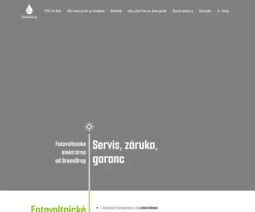 Greendrop.cz(Vertikální) Screenshot