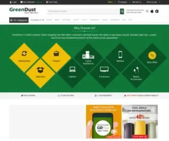 Greendust.com(Online shopping) Screenshot