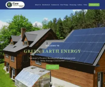 Greenearthenergyvt.com(Green Earth Energy) Screenshot