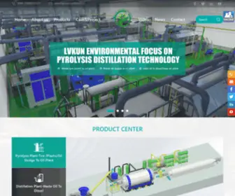 Greenearthtech.com.cn(Henan Lvkun Environmental Protection Technology Co) Screenshot