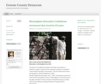 Greenecodemocrat.com(Greene County Democrat) Screenshot