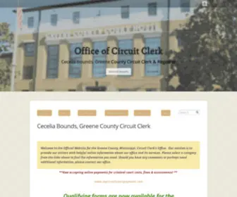 Greenecountycircuitclerk.com(Greene County) Screenshot