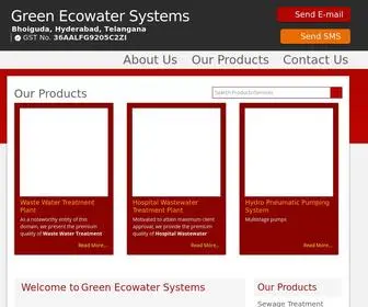 Greenecowater.in(Green Ecowater Systems) Screenshot