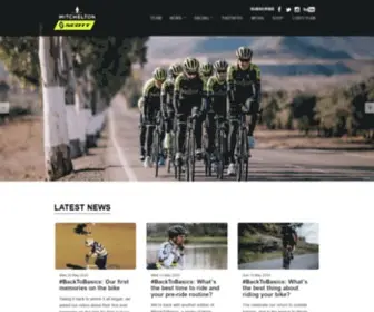 Greenedgecycling.com(Mitchelton-SCOTT GreenEDGE Cycling) Screenshot