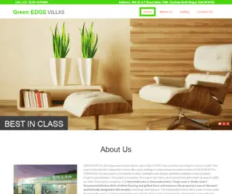 Greenedgevillas.com(Green EDGE VILLAS) Screenshot