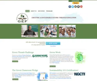 Greeneducationfoundation.org(Green Education Foundation (GEF)) Screenshot