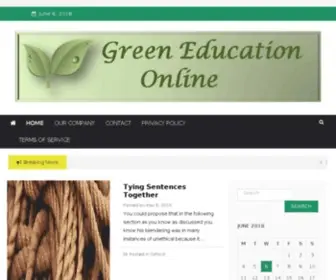 Greeneducationonline.com(Greeneducationonline) Screenshot